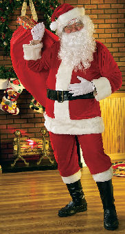 Velour Santa Suit R2372